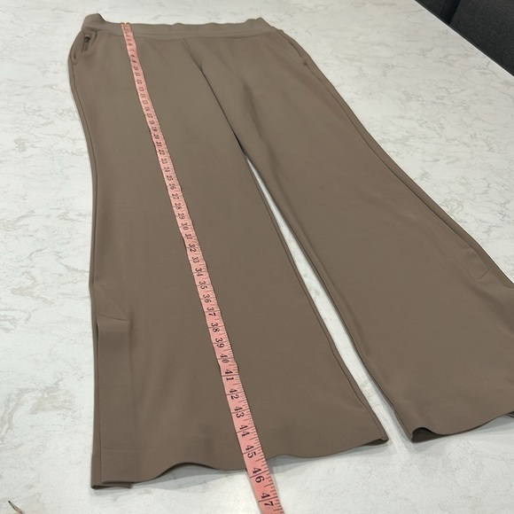 Athleta Venice Flare Pant Large Tall High Waisted Pull On Elastic Athletic Slits - Picture 9 of 16